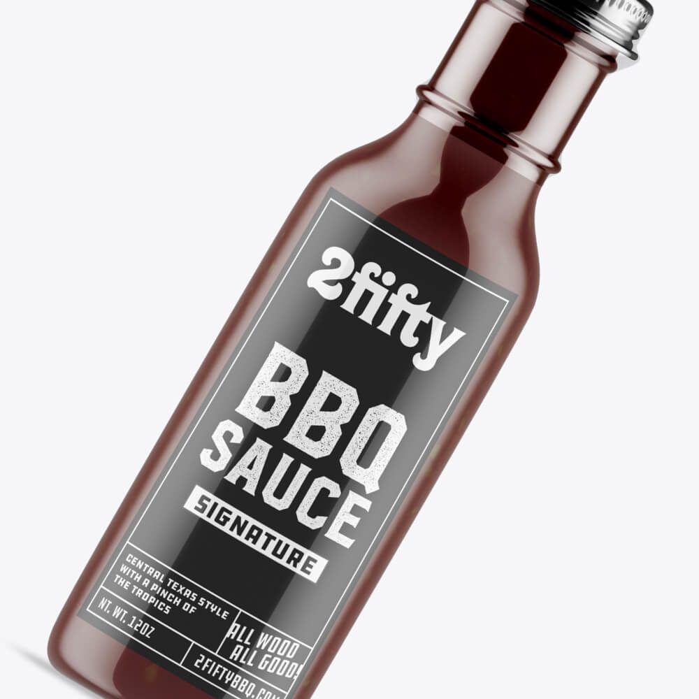 BBQ sauce bottle