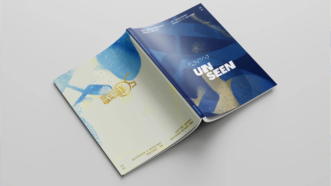 The anniversary book cover, carrying both the UNSEEN mark and the 50 years lockup.