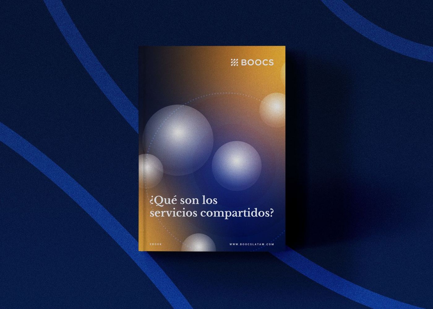 A BOOCS brochure titled ¿Qué son los servicios compartidos?