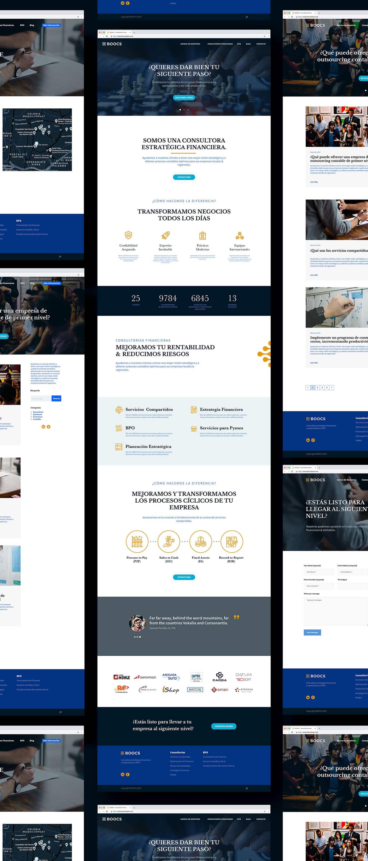 The redesign extends to the firm's website.