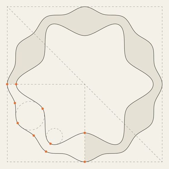 Graphically inspired by the three components that build the visual concept: iris, colour wheel and handmade jewellery.
