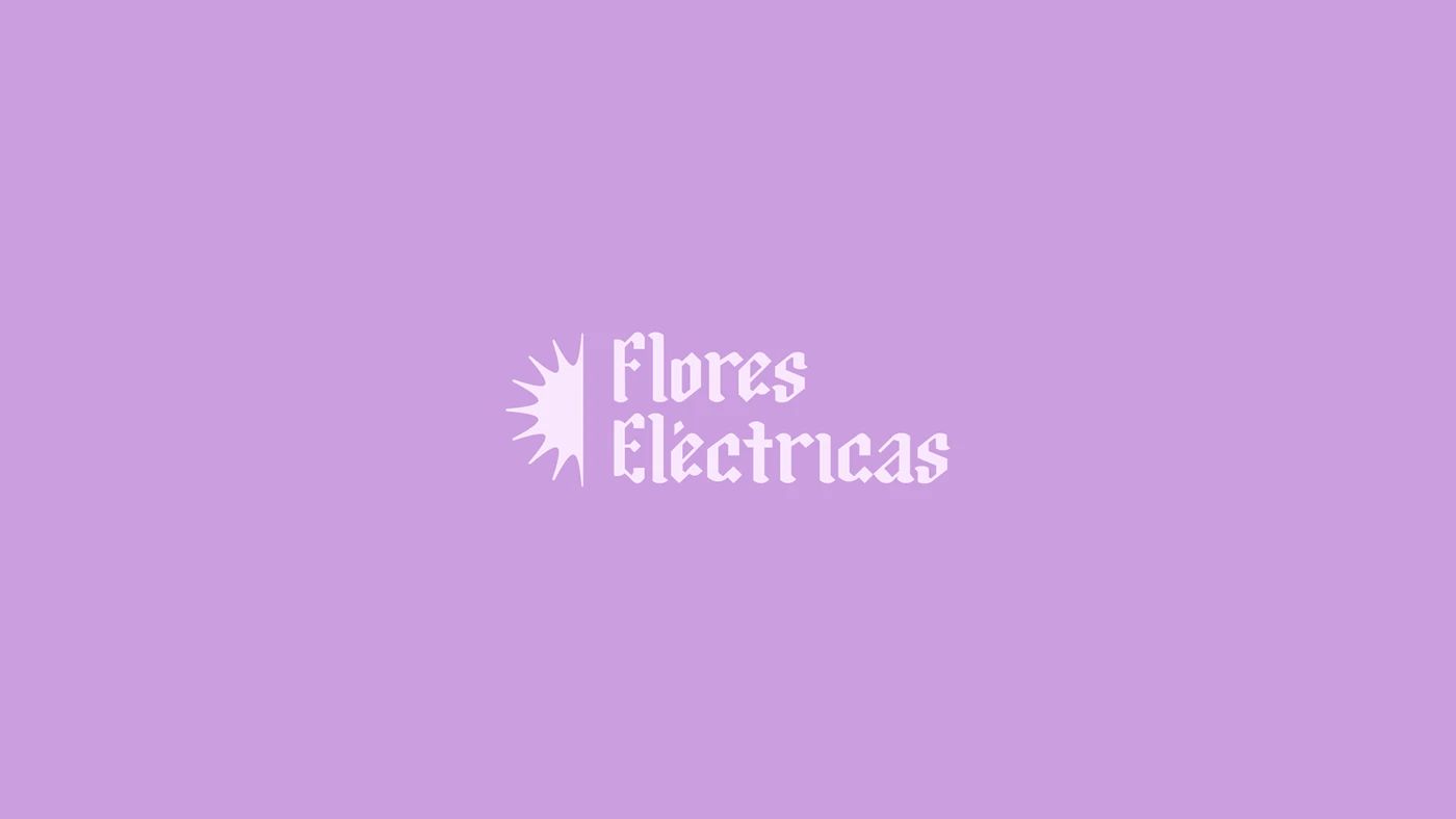Flores Eléctricas logotype on lavender