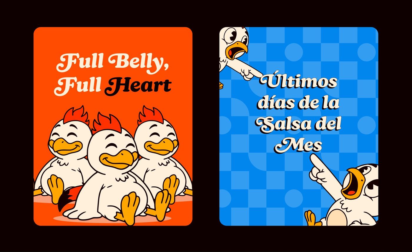 Campaign artwork — Full Belly, Full Heart / Últimos días de la Salsa del Mes